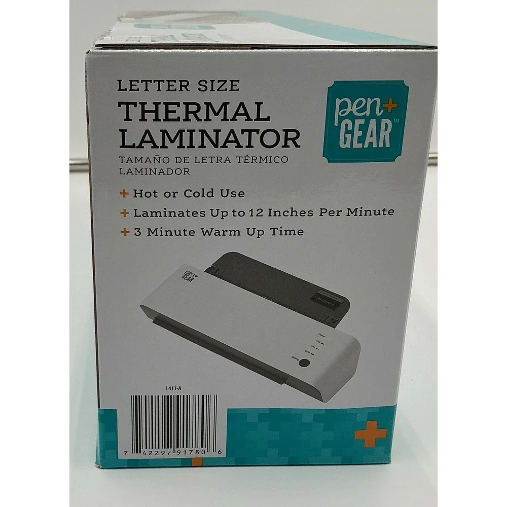 NEW Pen‎ + Gear Thermal Laminator Letter Size 3mm/5mm/cold Pouch New In Box